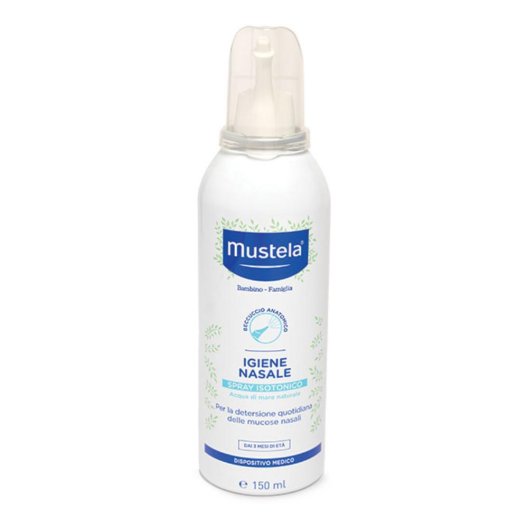 Mustela spray nasale isotonico - 150 ml - con acqua di mare 100% naturale Mustela spray nasale isotonico - 150 ml - con acqua di mare 100% naturale