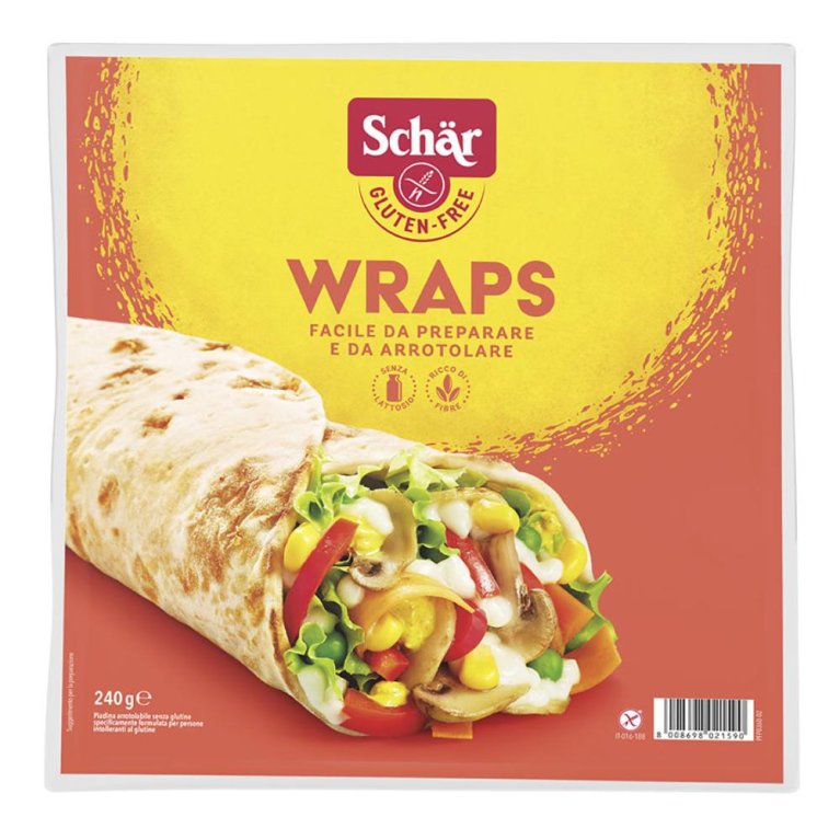 SCHAR WRAPS PIADINA ARROT 240G SCHAR WRAPS PIADINA ARROT 240G