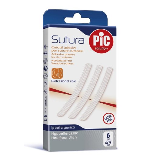 PIC CER SUTURA 6X75MM 6PZ PIC CER SUTURA 6X75MM 6PZ