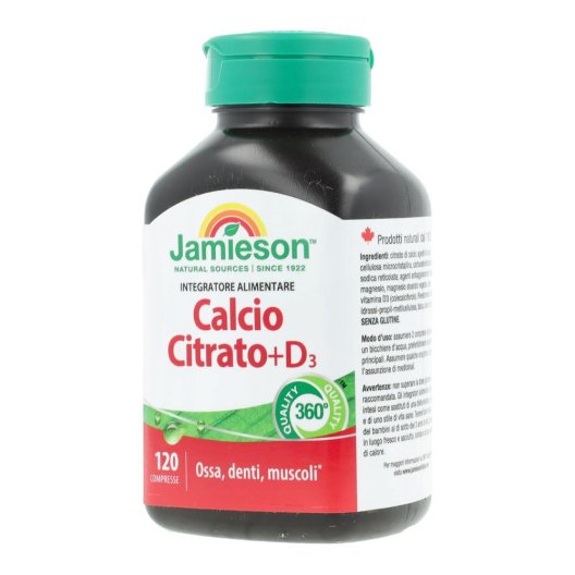 JAMIESON CALCIO CITRATO+VIT D3 JAMIESON CALCIO CITRATO+VIT D3
