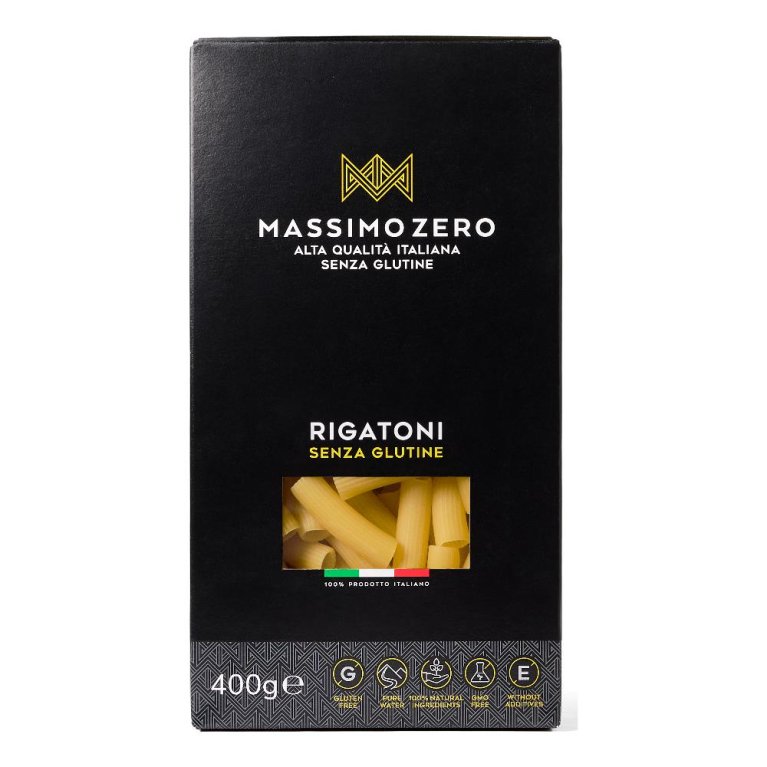 MASSIMO ZERO RIGATONI 400G MASSIMO ZERO RIGATONI 400G