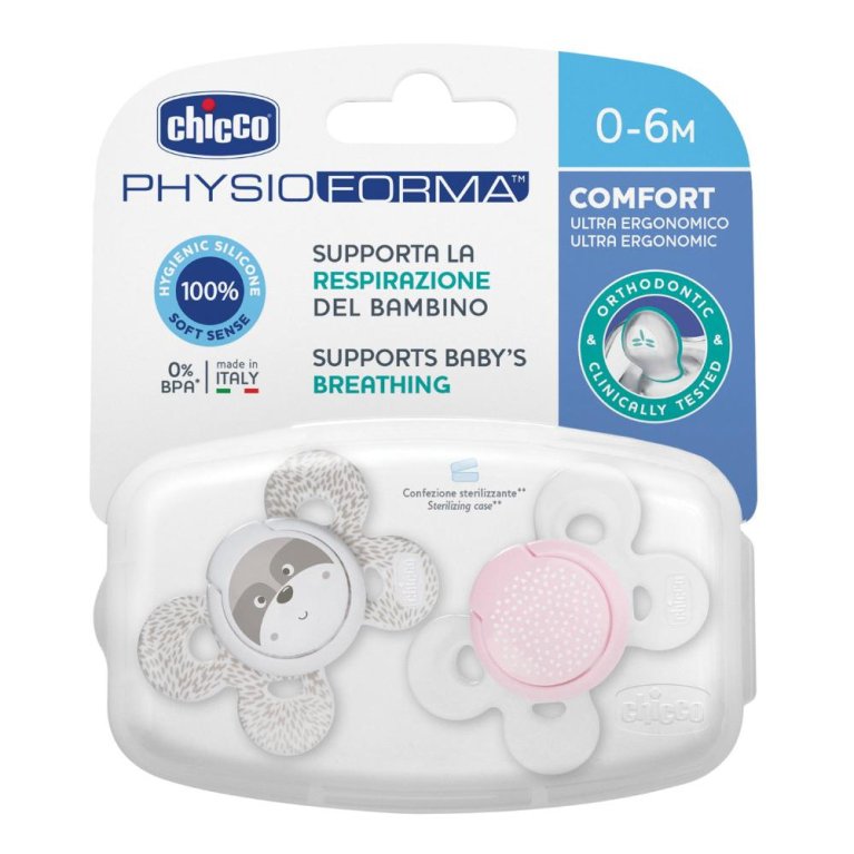CH SUCCH COMF GIRL SIL 0-6M 2P