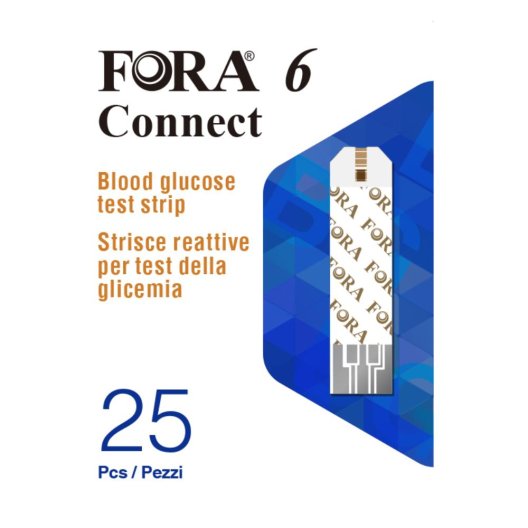 FORA 6 CONNECT STR GLICEM 25PZ FORA 6 CONNECT STR GLICEM 25PZ