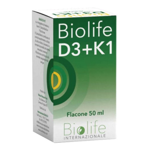 BIOLIFE D3+K1 GOCCE 50ML BIOLIFE D3+K1 GOCCE 50ML
