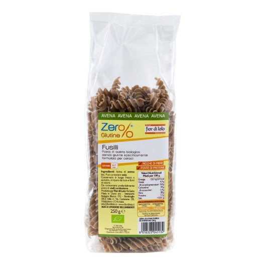 FUSILLI DI AVENA 250G FUSILLI DI AVENA 250G