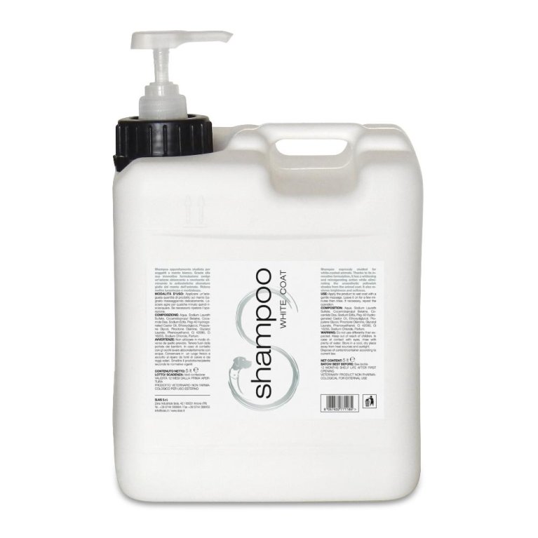 SHAMPOO WHITE COAT 5L SHAMPOO WHITE COAT 5L