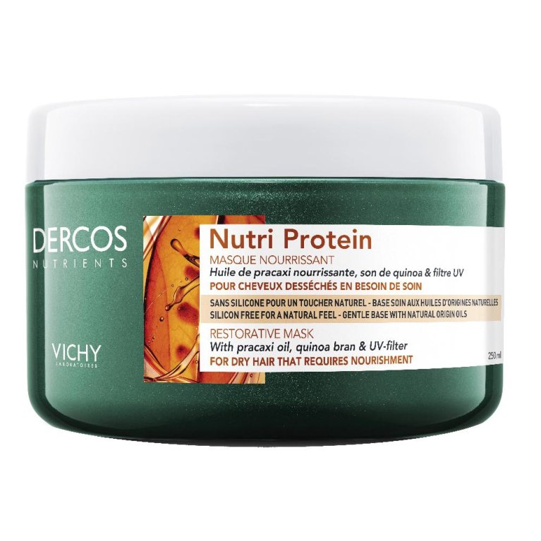 Dercos nutri protein maschera ristrutturante capelli secchi 250 ml