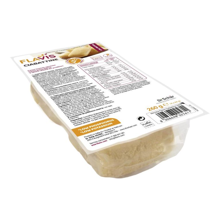 FLAVIS CIABATTINE 4X65G FLAVIS CIABATTINE 4X65G