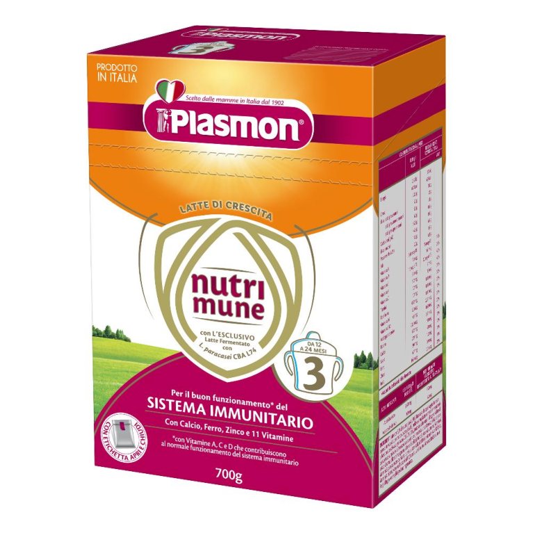 PLASMON NUTRIMUNE LTT ST3 700G PLASMON NUTRIMUNE LTT ST3 700G