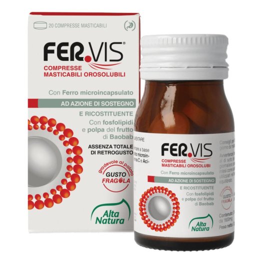 FERVIS 20CPR MASTICABILI OROSO