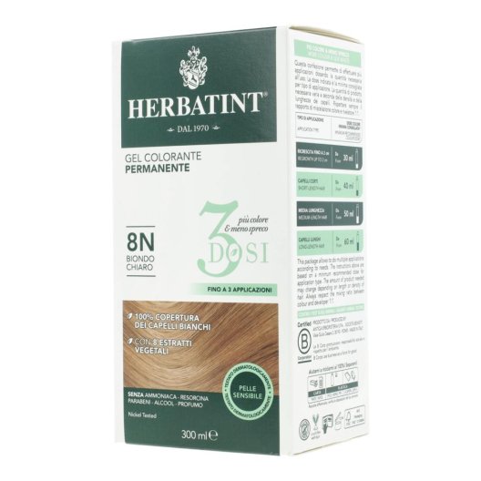 HERBATINT 3DOSI 8N 300ML HERBATINT 3DOSI 8N 300ML