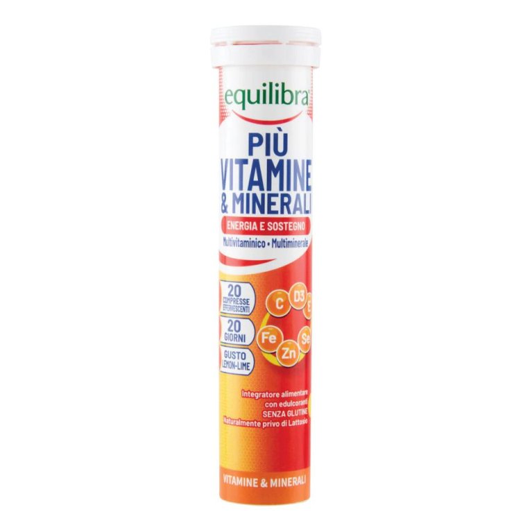 PIU' VITAMINE/MIN 20CPR EFFERV PIU' VITAMINE/MIN 20CPR EFFERV
