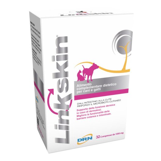 Linkskin 32 compresse per cani e gatti Linkskin 32 compresse per cani e gatti