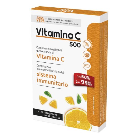 SANAVITA VITAMINA C MAST 30CPR SANAVITA VITAMINA C MAST 30CPR