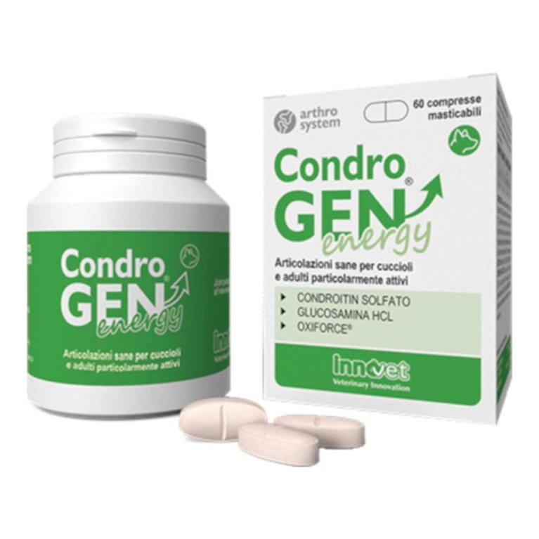 Condrogen Energy - per la salute articolare di cuccioli e cani adulti - 60 compresse 