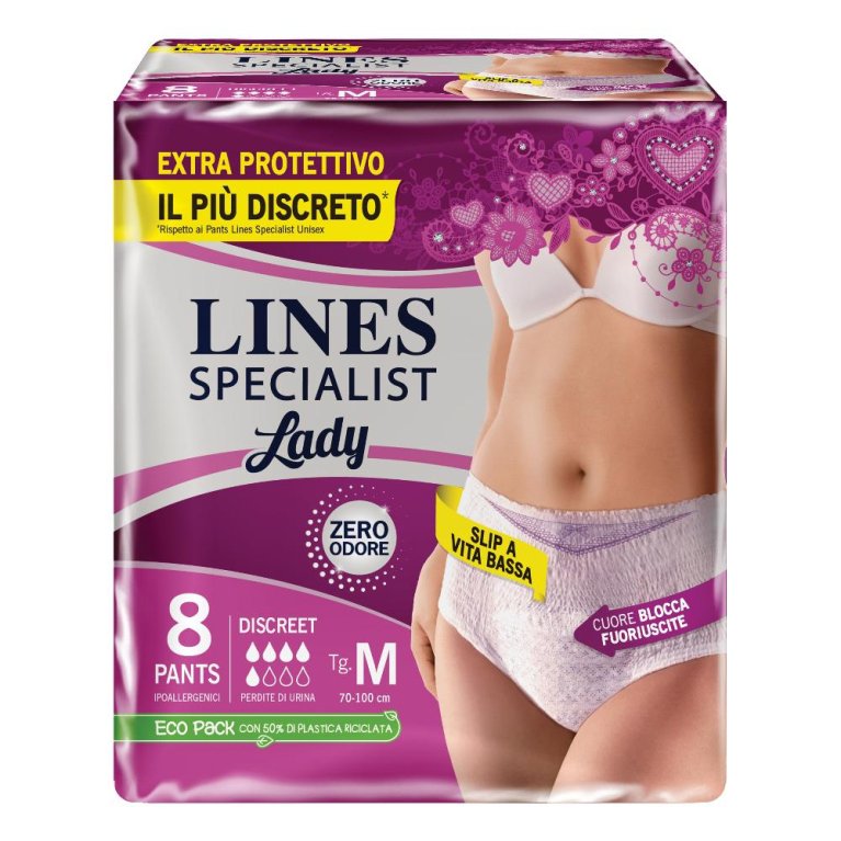 LINES SP PANTS DISCREET M 8P