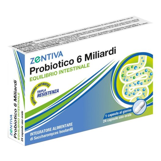 ZENTIVA PROBIOTICO 6MLD 24CPS ZENTIVA PROBIOTICO 6MLD 24CPS