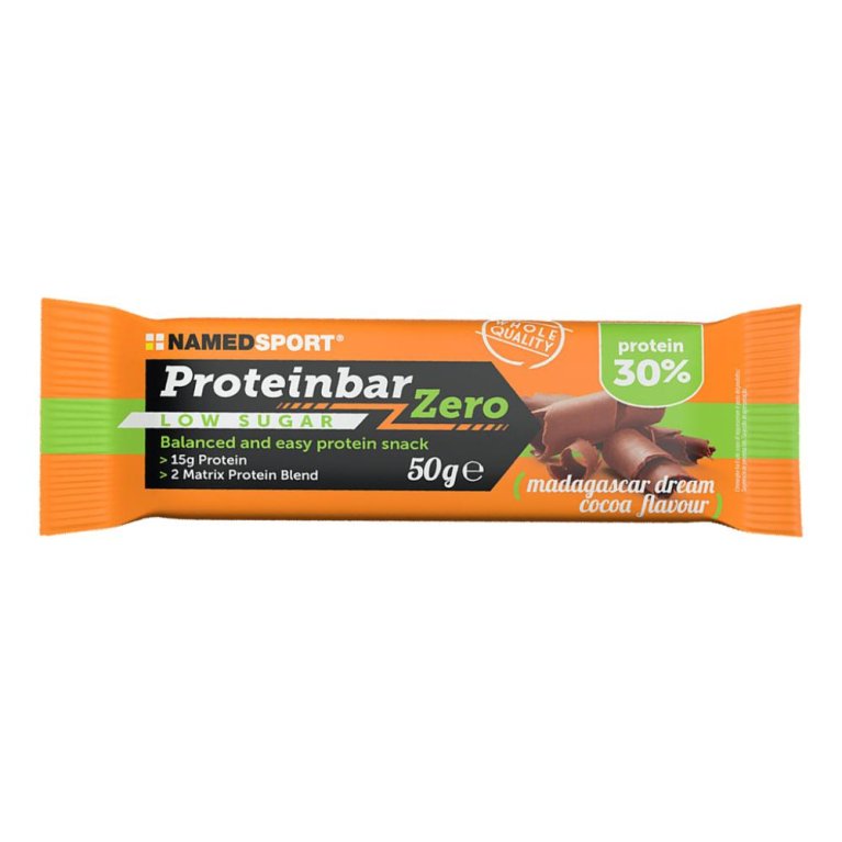 Proteinbar Zero cacao madagascar dream barretta proteica pochissimi zuccheri 50 g Proteinbar Zero cacao madagascar dream barretta proteica pochissimi zuccheri 50 g