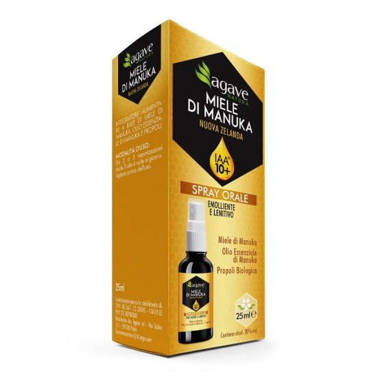 Miele di Manuka Agave natura 250 grammi IAA 10+ 263 MGO Miele di Manuka Agave natura 250 grammi IAA 10+ 263 MGO