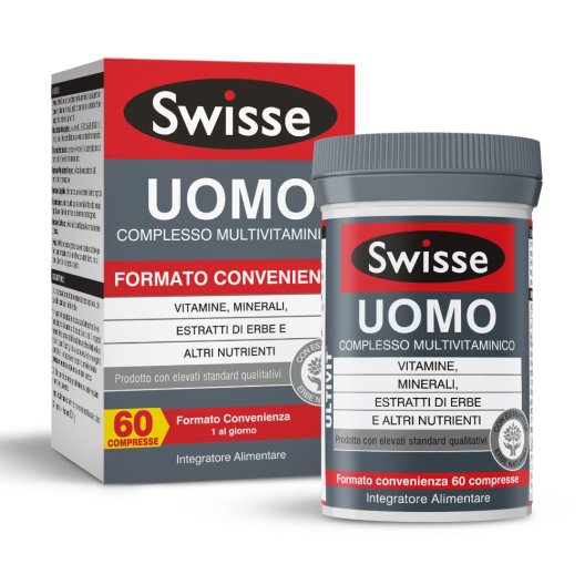 SWISSE UOMO MULTIVITAMIN 60CPR SWISSE UOMO MULTIVITAMIN 60CPR