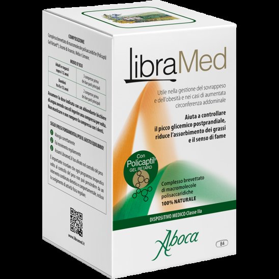 Libramed - dispositivo medico per sovrappeso e obesità - 84 compresse
