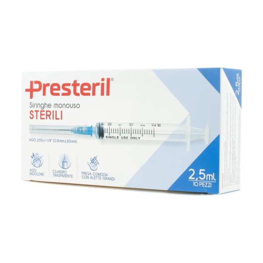MEDIPRESTERIL SIRINGA 2,5ML