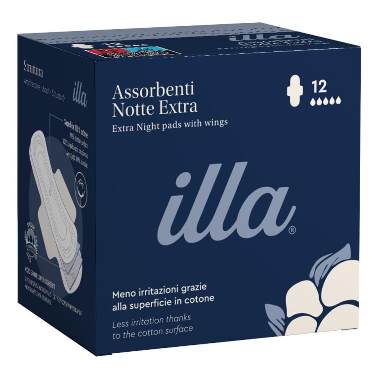 ILLA CARE BAMBOO NOTTE EX 12PZ