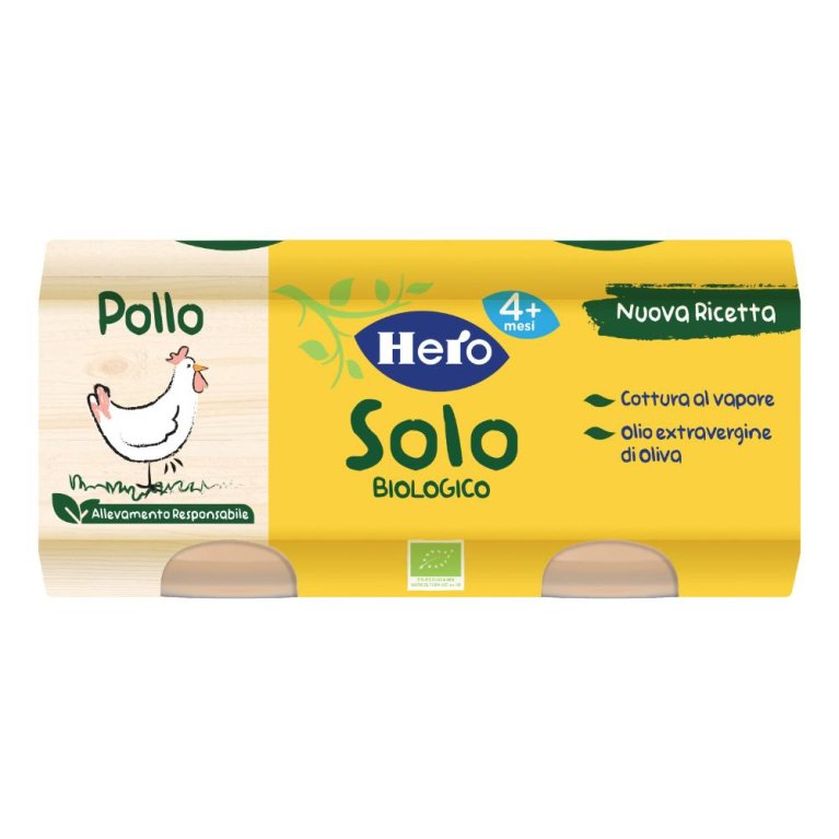 HERO B OMOG POLLO 2X80G