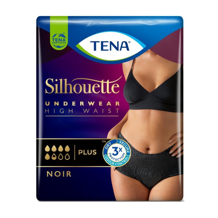 TENA SILHOUETTE NOIR M V/A 9PZ TENA SILHOUETTE NOIR M V/A 9PZ
