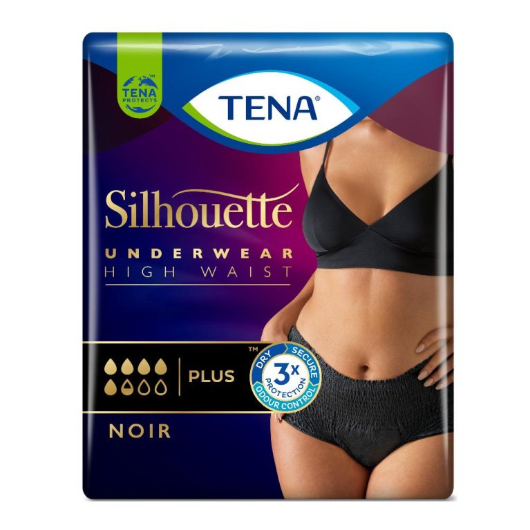 TENA SILHOUETTE NOIR L V/A 8PZ TENA SILHOUETTE NOIR L V/A 8PZ