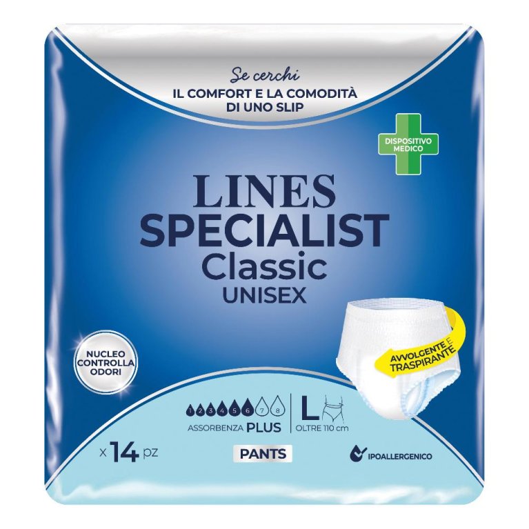 LINES CLAS PANTS PLUS L 14PZ LINES CLAS PANTS PLUS L 14PZ