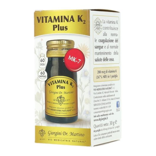 VITAMINA K2 PLUS 60PAST VITAMINA K2 PLUS 60PAST