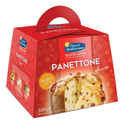 PIACERI MEDIT PANETTONE 650G PIACERI MEDIT PANETTONE 650G