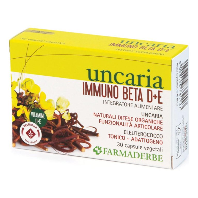 UNCARIA IMMUNO BETA D+E 30CPS