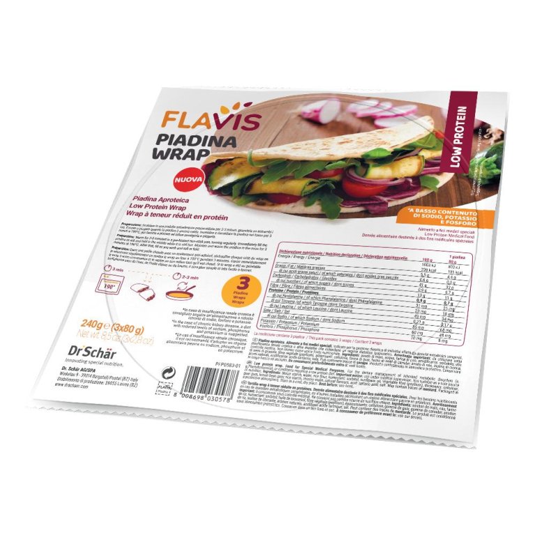 FLAVIS PIADINA WRAP 3X80G FLAVIS PIADINA WRAP 3X80G