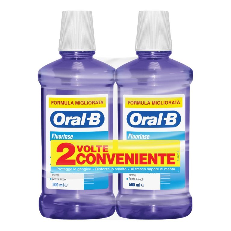 ORALB COLLUT FLUORINSE 2X500ML ORALB COLLUT FLUORINSE 2X500ML