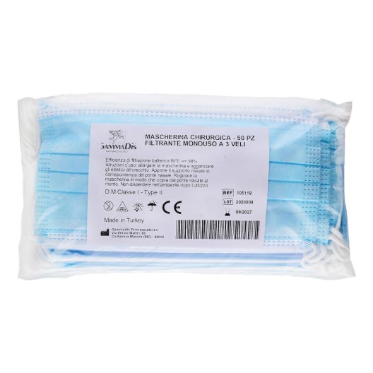 MASCHERINA CHIRURGICA 50PZ MASCHERINA CHIRURGICA 50PZ