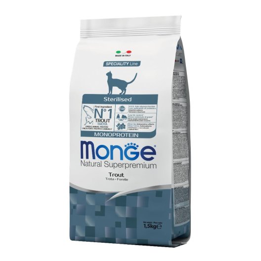 MONGE CAT STERILIZED TROTA 1.5 MONGE CAT STERILIZED TROTA 1.5