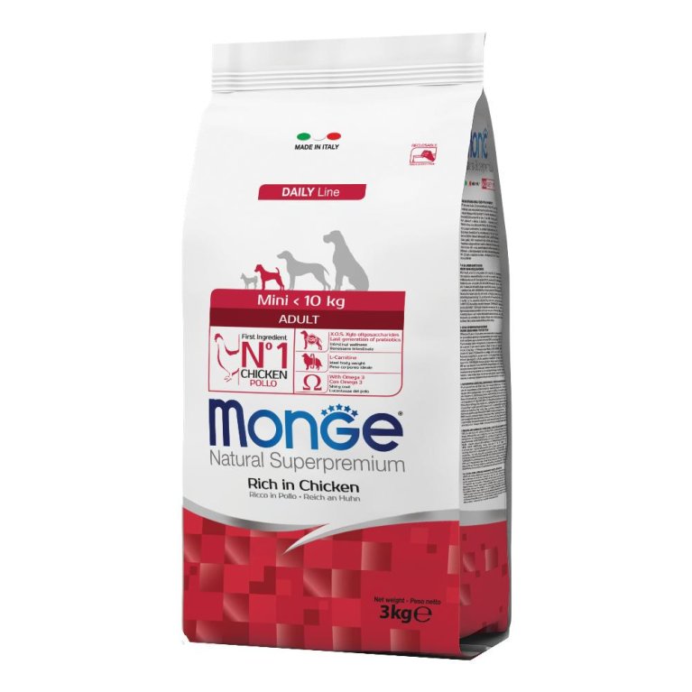 MONGE DOG MINI ADULT 3KG MONGE DOG MINI ADULT 3KG