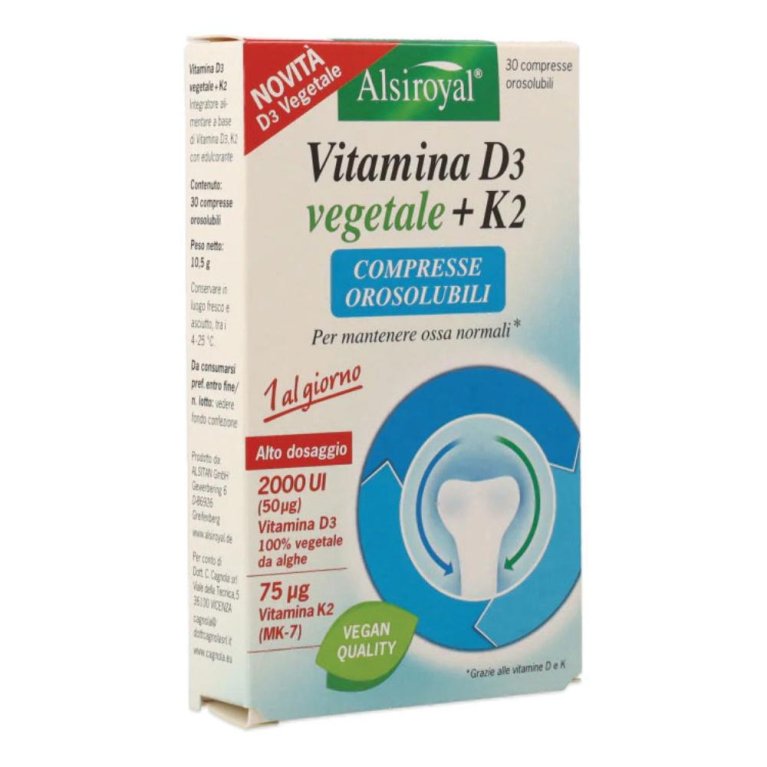 VITAMINA D3(2000U.I.)+K2 30CPR VITAMINA D3(2000U.I.)+K2 30CPR