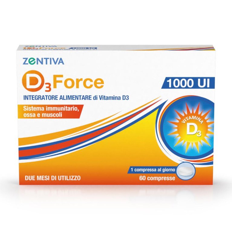 D3 FORCE ZENTIVA 1000UI 60CPR D3 FORCE ZENTIVA 1000UI 60CPR