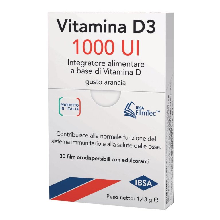 VITAMINA D3 IBSA 1000UI 30FILM VITAMINA D3 IBSA 1000UI 30FILM