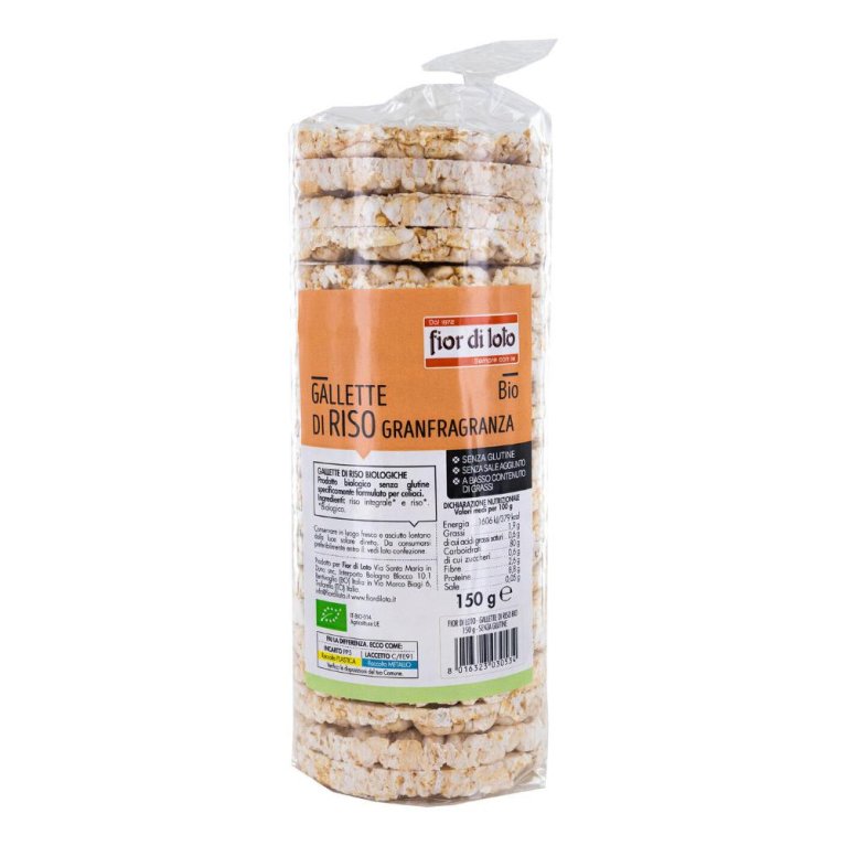 FIOR DI LOTO GALLETTE RISO150G FIOR DI LOTO GALLETTE RISO150G