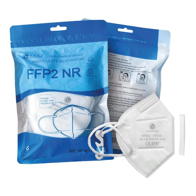 GREENCARE MASCHERINA FFP2 6PZ GREENCARE MASCHERINA FFP2 6PZ