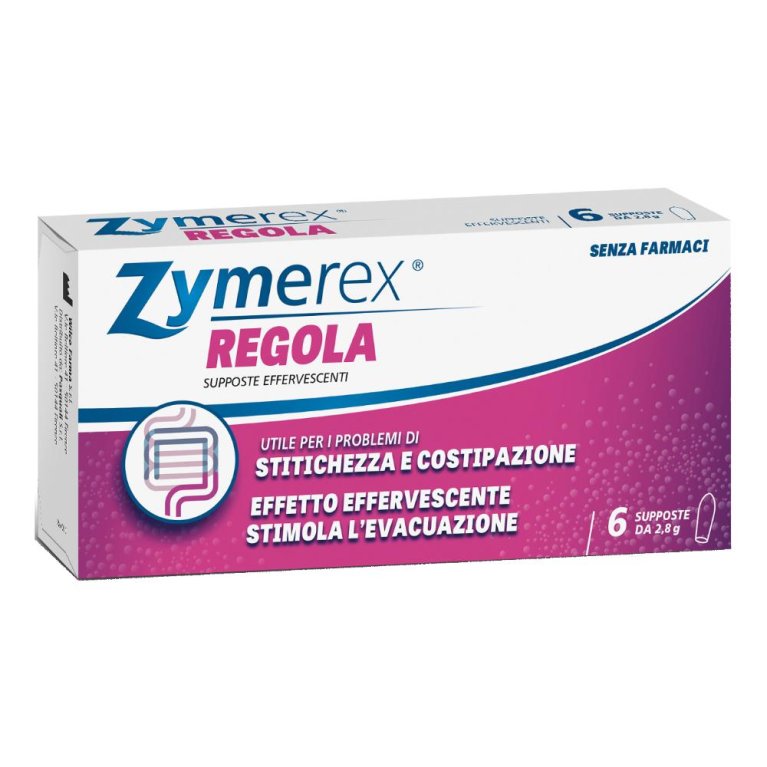 ZYMEREX REGOLA SUPPOSTE 6PZ ZYMEREX REGOLA SUPPOSTE 6PZ