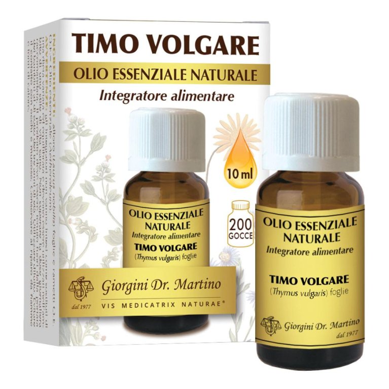 TIMO VOLGARE OE NATURALE 10ML TIMO VOLGARE OE NATURALE 10ML