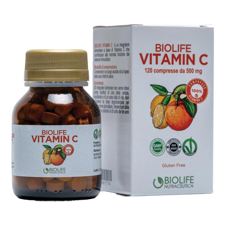 BIOLIFE VITAMIN C 120CPR BIOLIFE VITAMIN C 120CPR