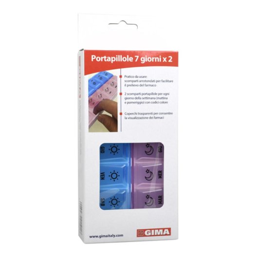 PORTAPILLOLE SETTIMANALE 7GGX2 PORTAPILLOLE SETTIMANALE 7GGX2