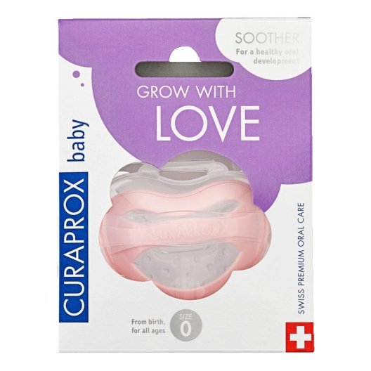 CURAPROX BABY SOOTHER PINK 0 CURAPROX BABY SOOTHER PINK 0