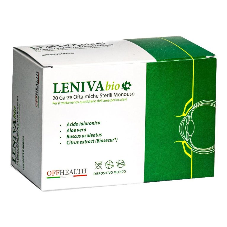 LENIVA BIO GARZE OFTALMICHE20P LENIVA BIO GARZE OFTALMICHE20P